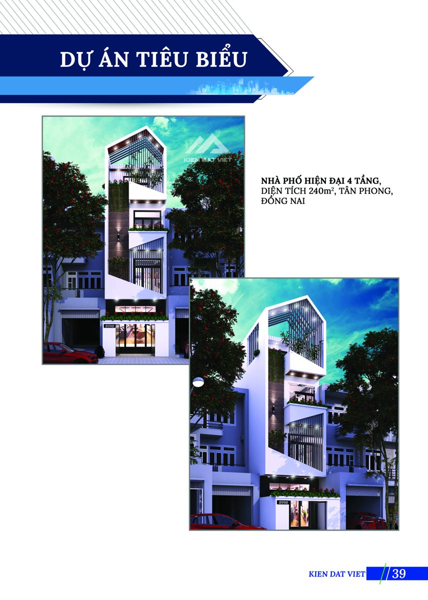 Nhà phố 1 trệt 2 lầu chị Kim Anh
