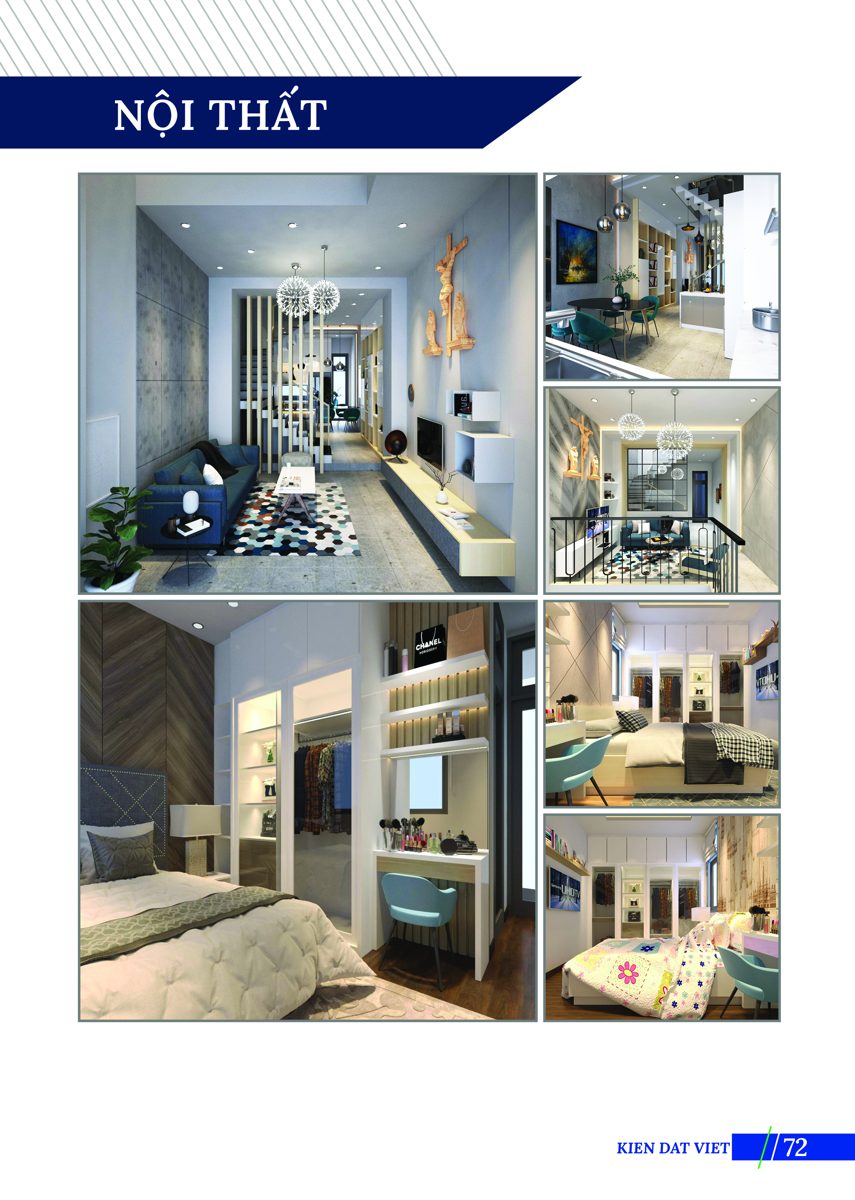 Nội thất nhà phố chị Kim Anh hiện đại