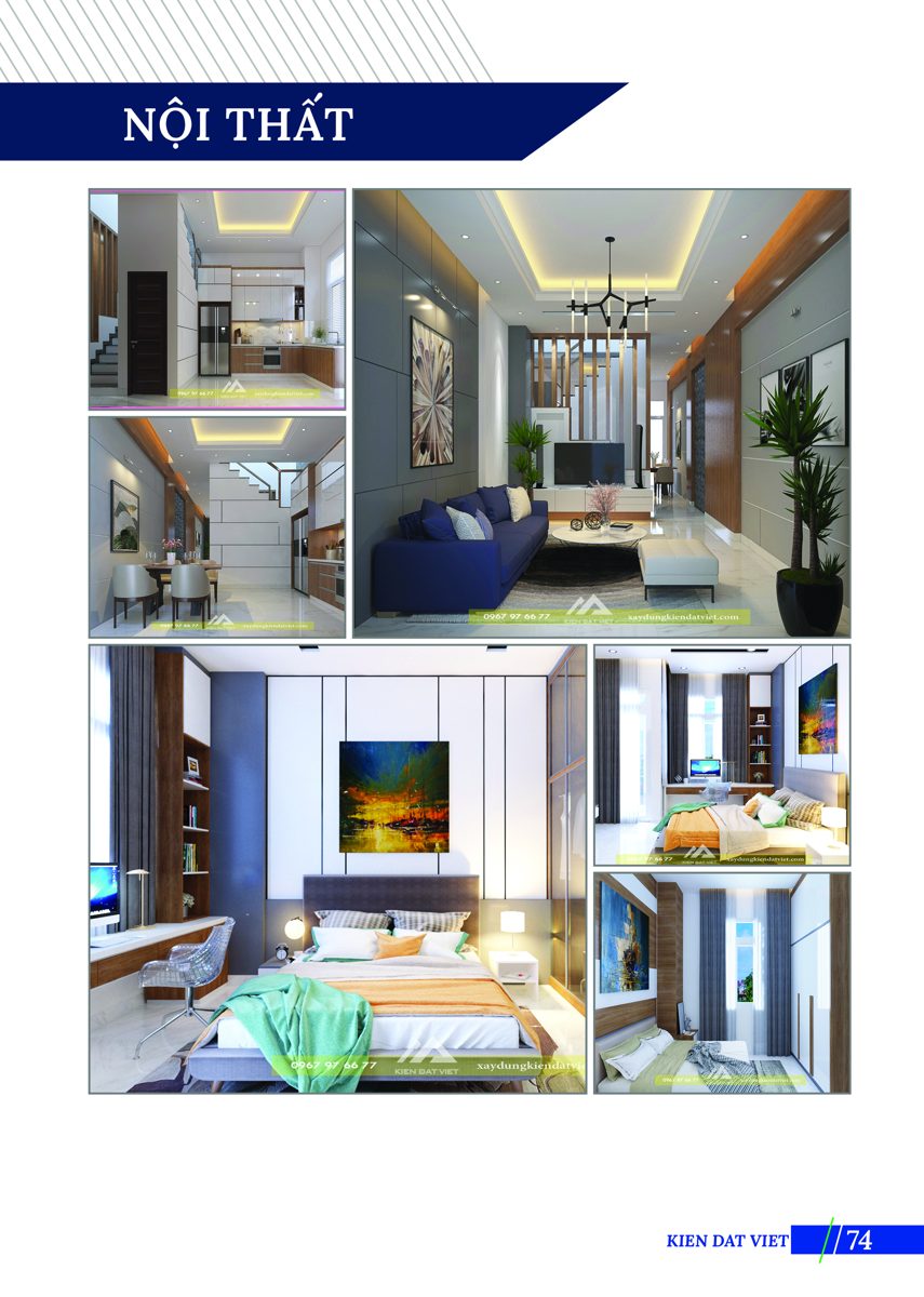Nội thất nhà anh Nguyễn Hữu Công ấm cúng